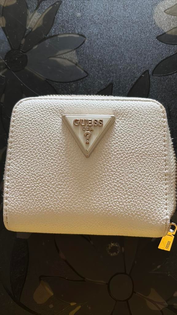 Guess portemenee origineel, Ophalen of Verzenden, Zo goed als nieuw, Wit, Guess