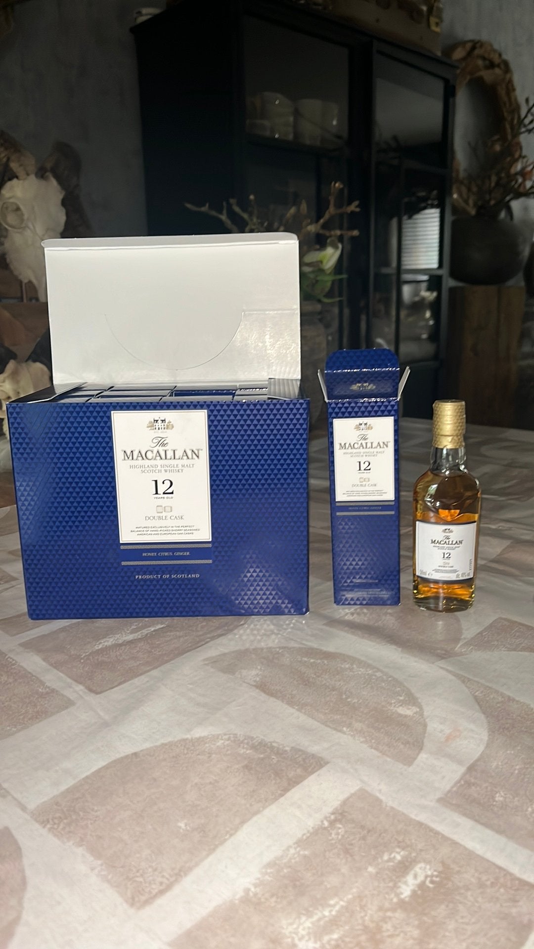 Macallan whisky, Verzamelen, Ophalen of Verzenden, Zo goed als nieuw