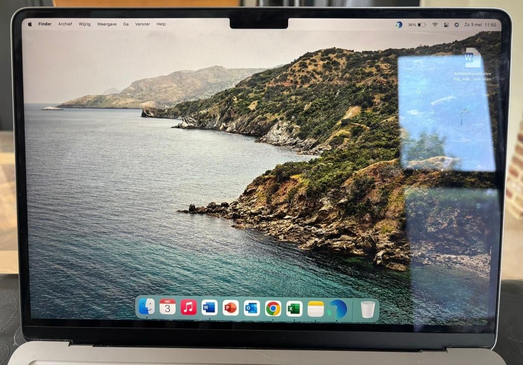 Apple - MacBook - M2 - 2022 - spacegrey, Computers en Software, Apple Macbooks, Zo goed als nieuw, MacBook, 13 inch, 3 tot 4 Ghz
