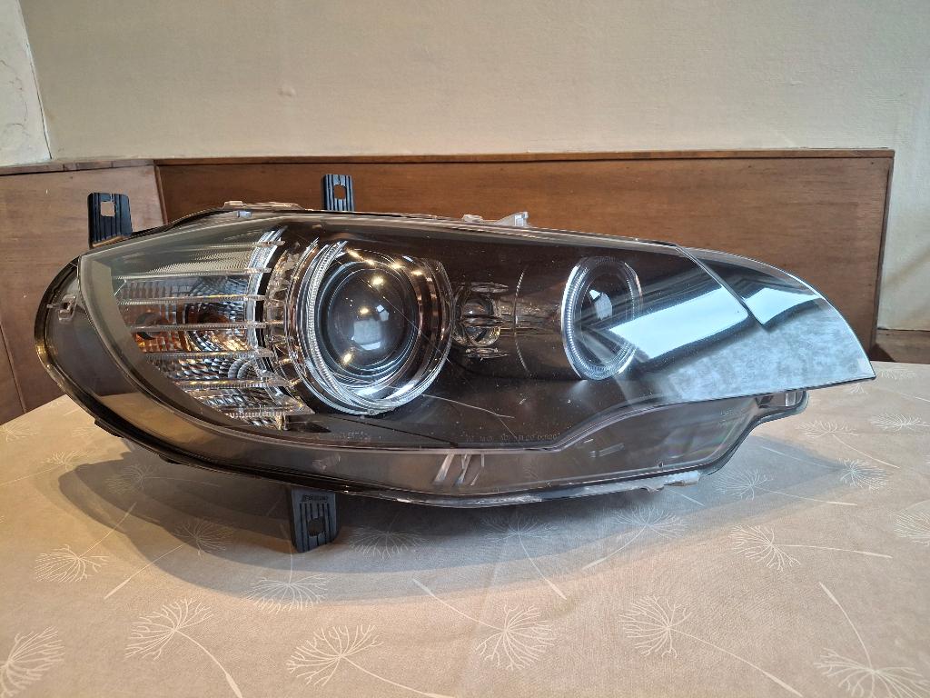 BMW X5/X6 Koplamp   Rechts    Xenon angel eye, Auto-onderdelen, Ophalen of Verzenden, Gebruikt, BMW