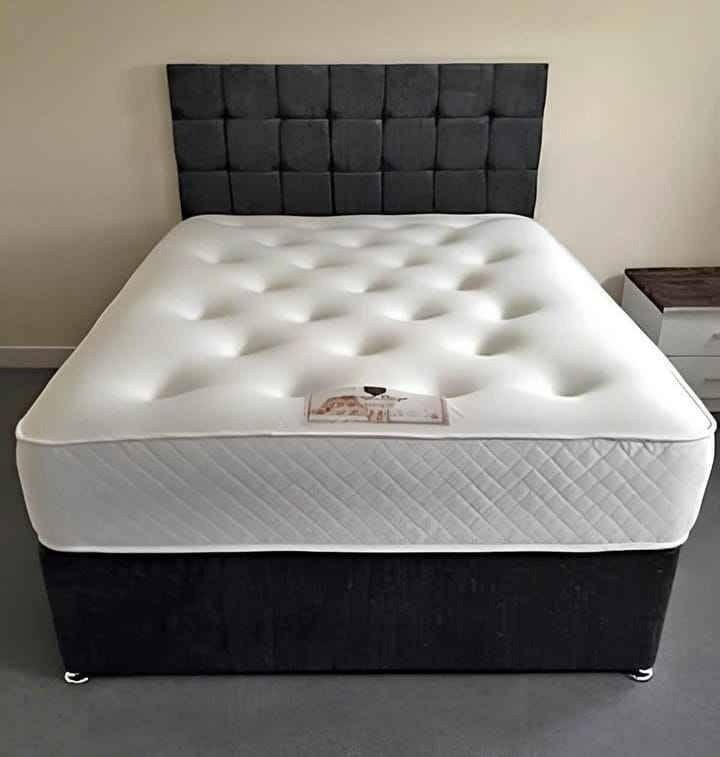Nouveau lit avec matelas — Disponible immédiatement, Neuf, Autres couleurs, Autres dimensions, Deux personnes