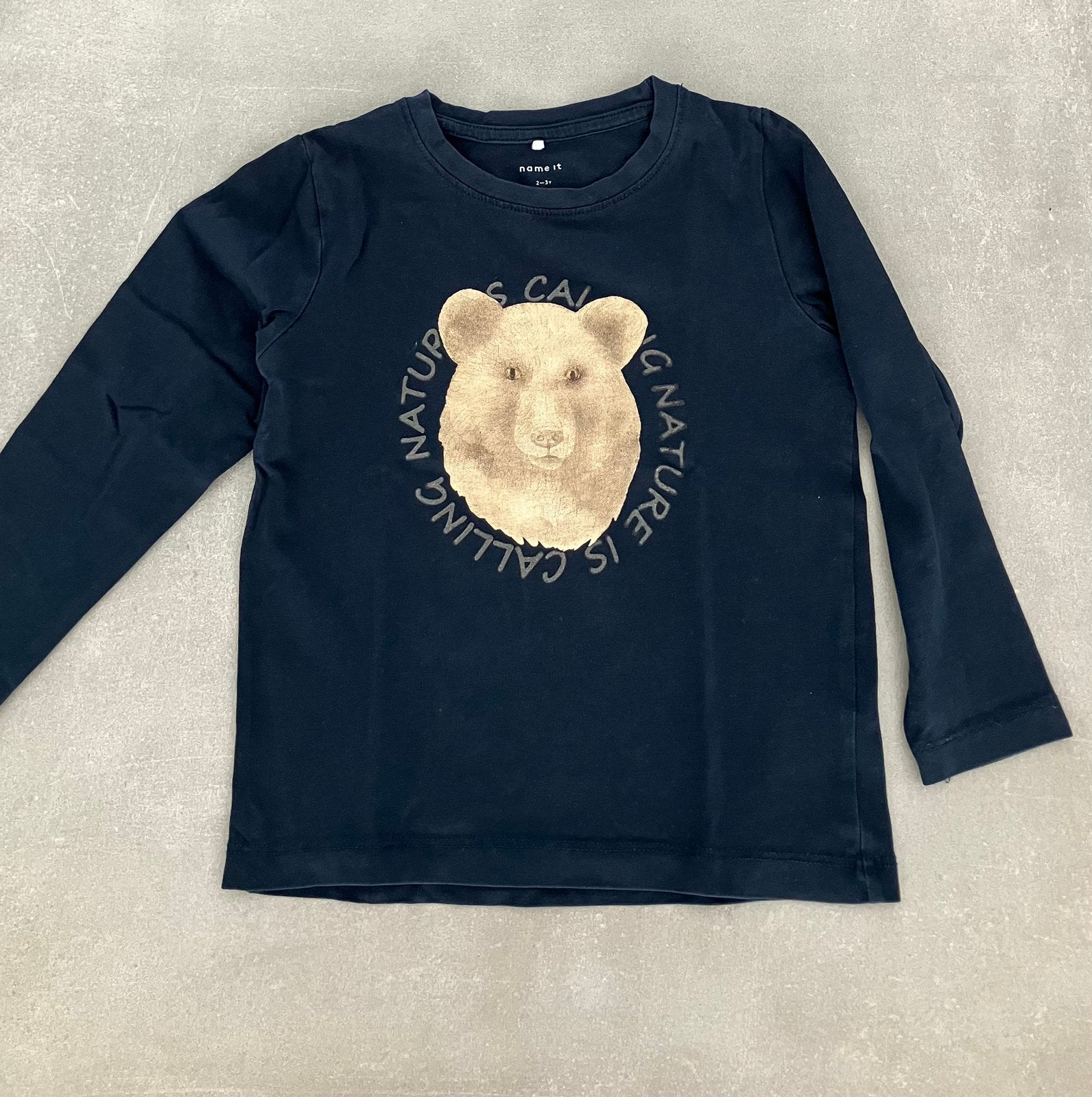 Name It donkerblauwe longsleeve maat 2-3 jaar, Kinderen en Baby's, Kinderkleding | Maat 92, Ophalen, Zo goed als nieuw, Jongen