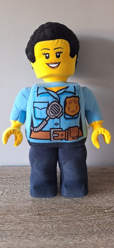 LEGO Pluche - Reuze large Minifiguur - Lego City Police, City, Lego, Ophalen of Verzenden, Minifiguur