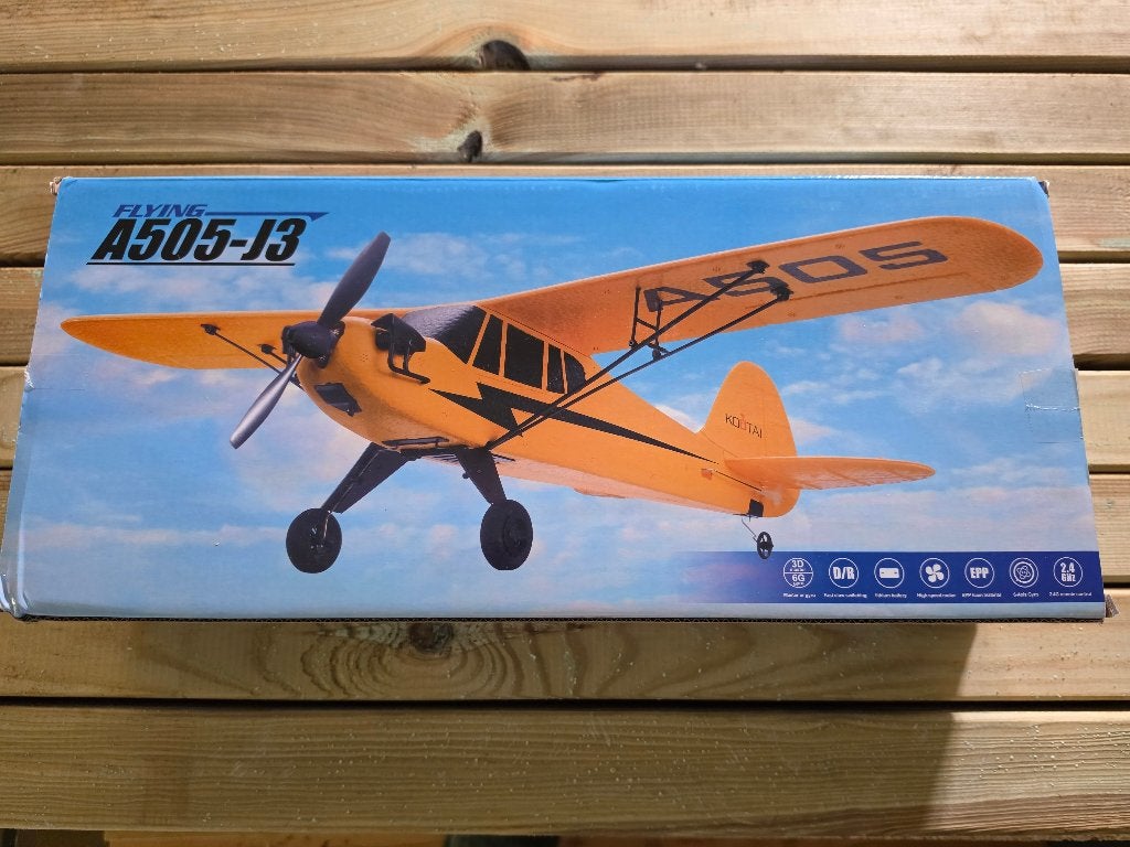 Kootai A505-J3 RC Vliegtuig (Piper Cub) – Voor Onderdelen, Hobby en Vrije tijd, Ophalen of Verzenden, Niet werkend, Elektro, RTF (Ready to Fly)