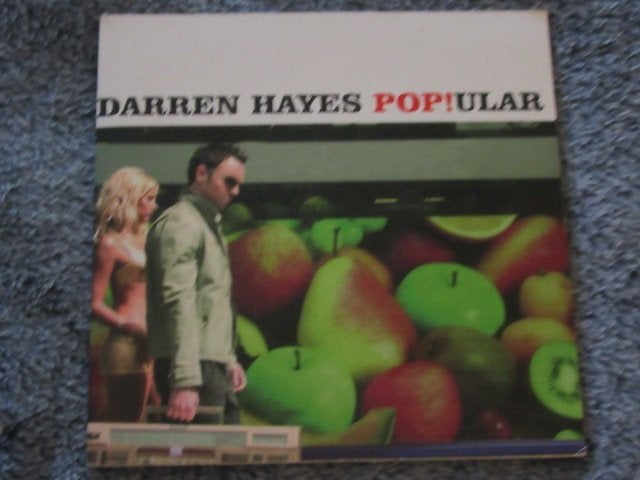 CD Single : Darren Hayes : Pop!ular / Popular, CD & DVD, Enlèvement ou Envoi, Comme neuf, Pop