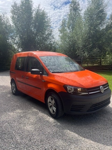 VW CADDY  2.0D Startline 4.40m  Garantie Gekeurd, Auto's, Voorwielaandrijving, Dealer onderhouden, Stof, Particulier
