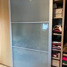 portes vitrées ikea pax 2.36m, Avec porte(s), 100 à 150 cm, Enlèvement, Utilisé