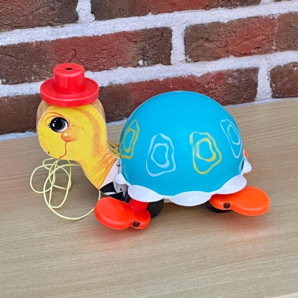 oud speelgoed : Fisher-Price Tip Toe Turtle (1962), Ophalen