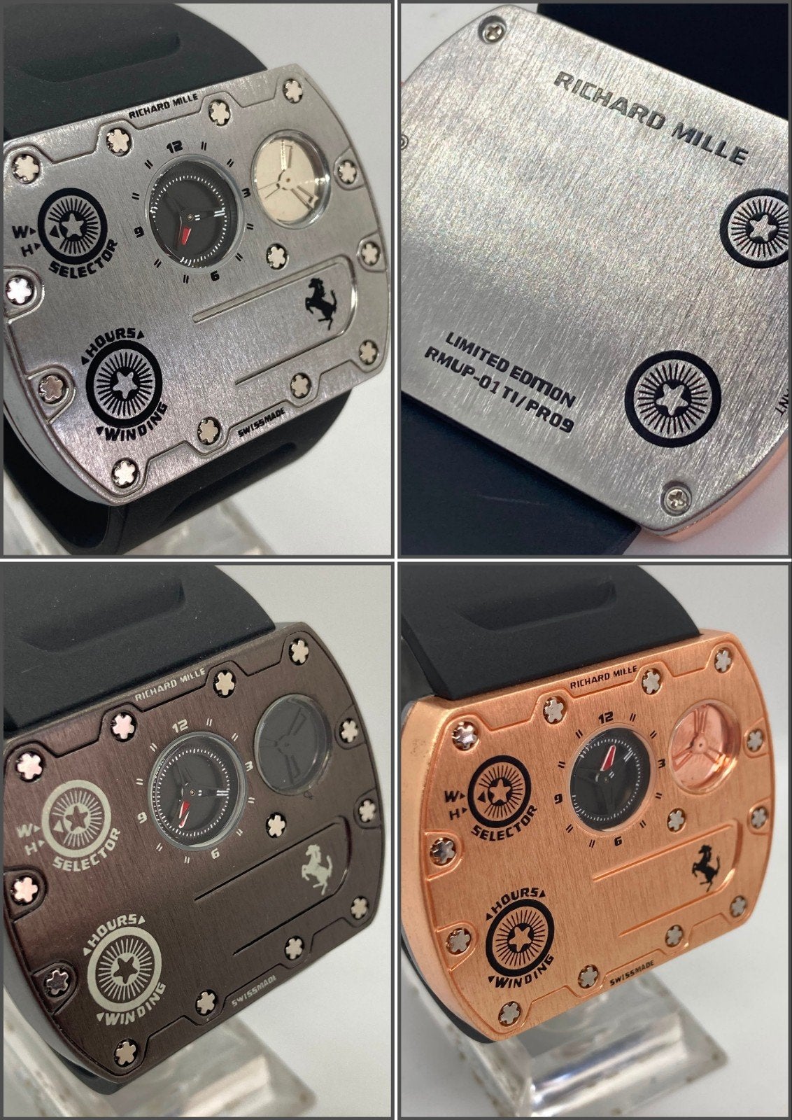 RM x Ferrari édition limitée, Enlèvement ou Envoi, Étanche, Neuf, Noir
