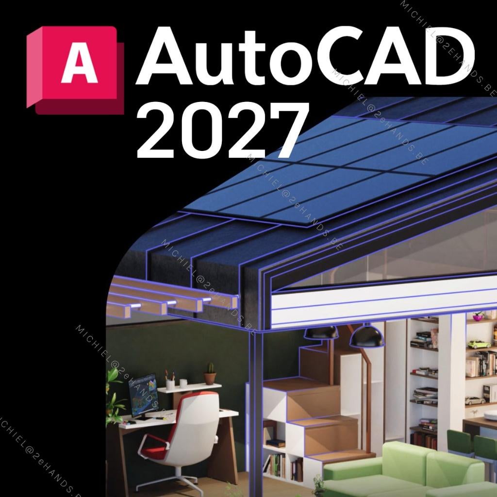AutoCad 2027 | Windows | Mac | Levenslang | Installatiepakke, Computers en Software, Ontwerp- en Bewerkingssoftware, Ophalen of Verzenden