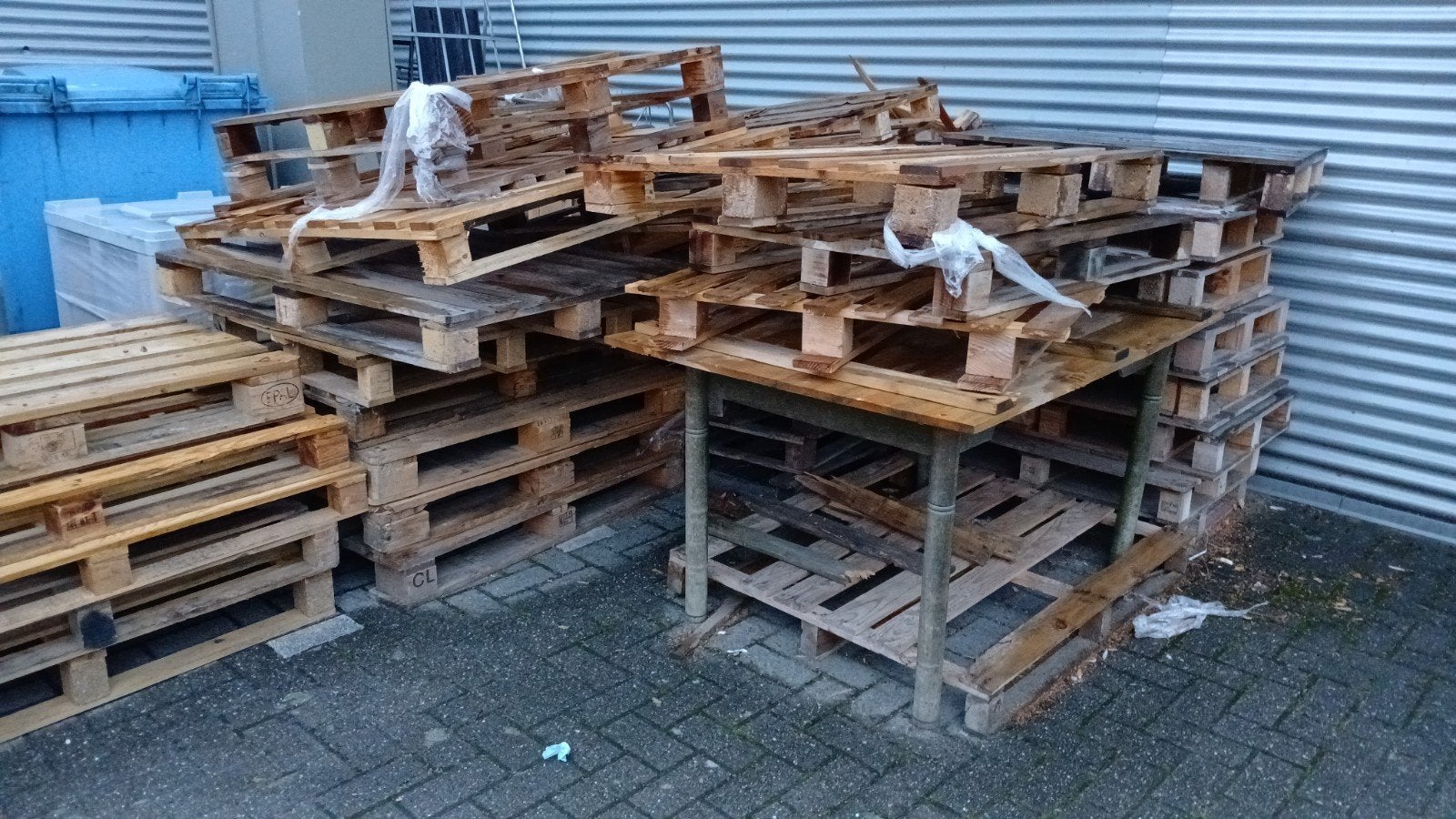 houten paletten, gratis, Ophalen