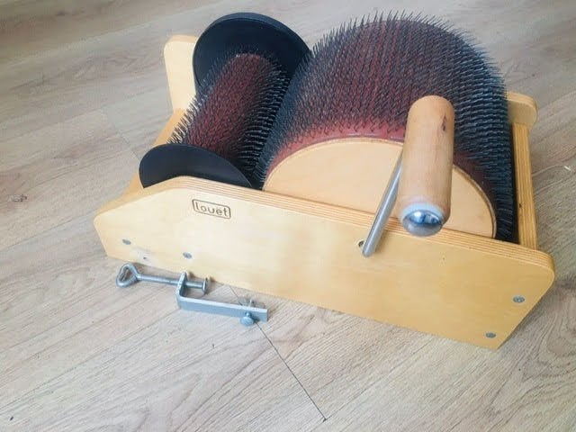 Louet kaardemolen aangeboden., Ophalen of Verzenden, Gebruikt