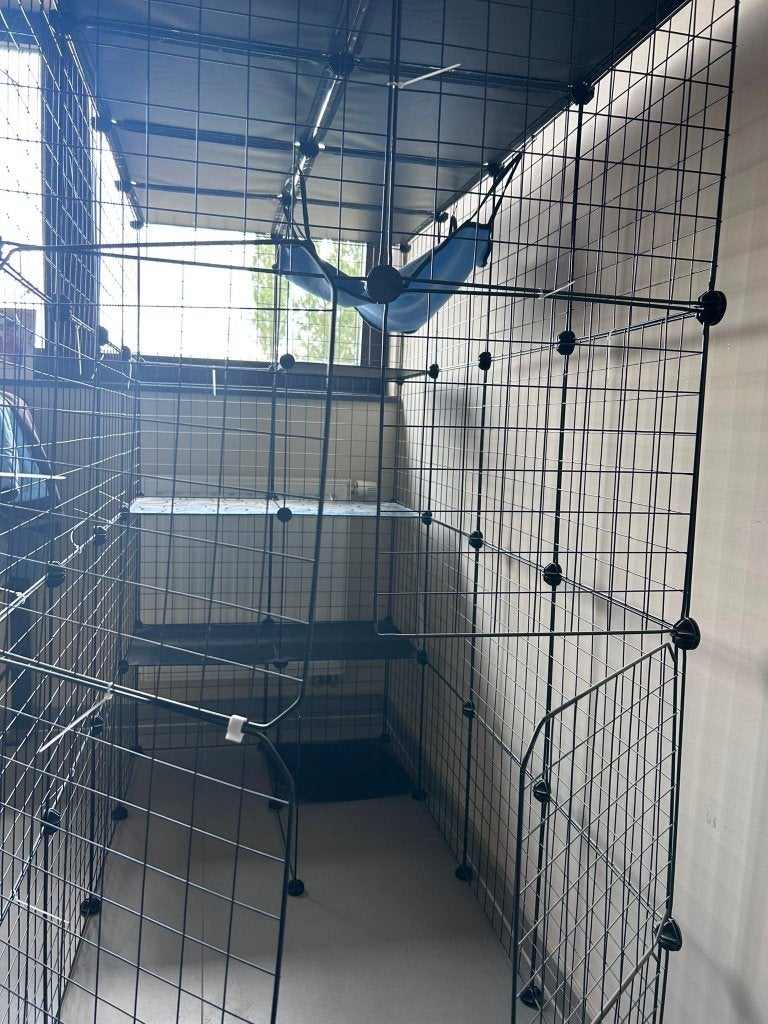 Katten(of andere dieren) huis bench indoor & outdoor, Ophalen, Zo goed als nieuw