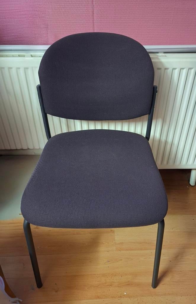 Chaise de bureau, Ophalen, Bruin, Stof