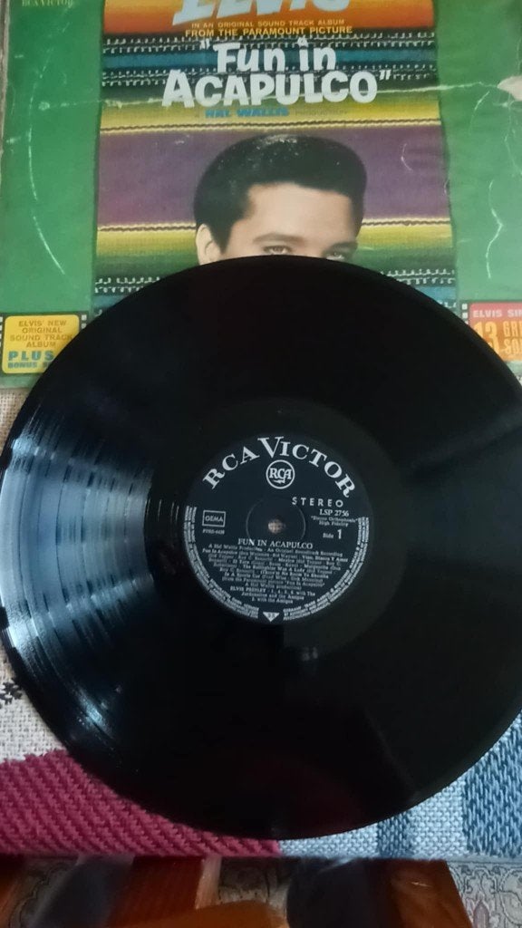 Elvis lp, Fun in Acapulco, Duitse persing, black original, LP, Gebruikt, Ophalen of Verzenden, Rock-'n-roll