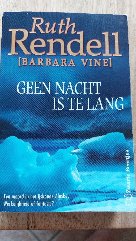 Ruth Rendell - Geen nacht is te lang, Boeken, Gelezen, Tv-bewerking, Ruth Rendell, Ophalen of Verzenden