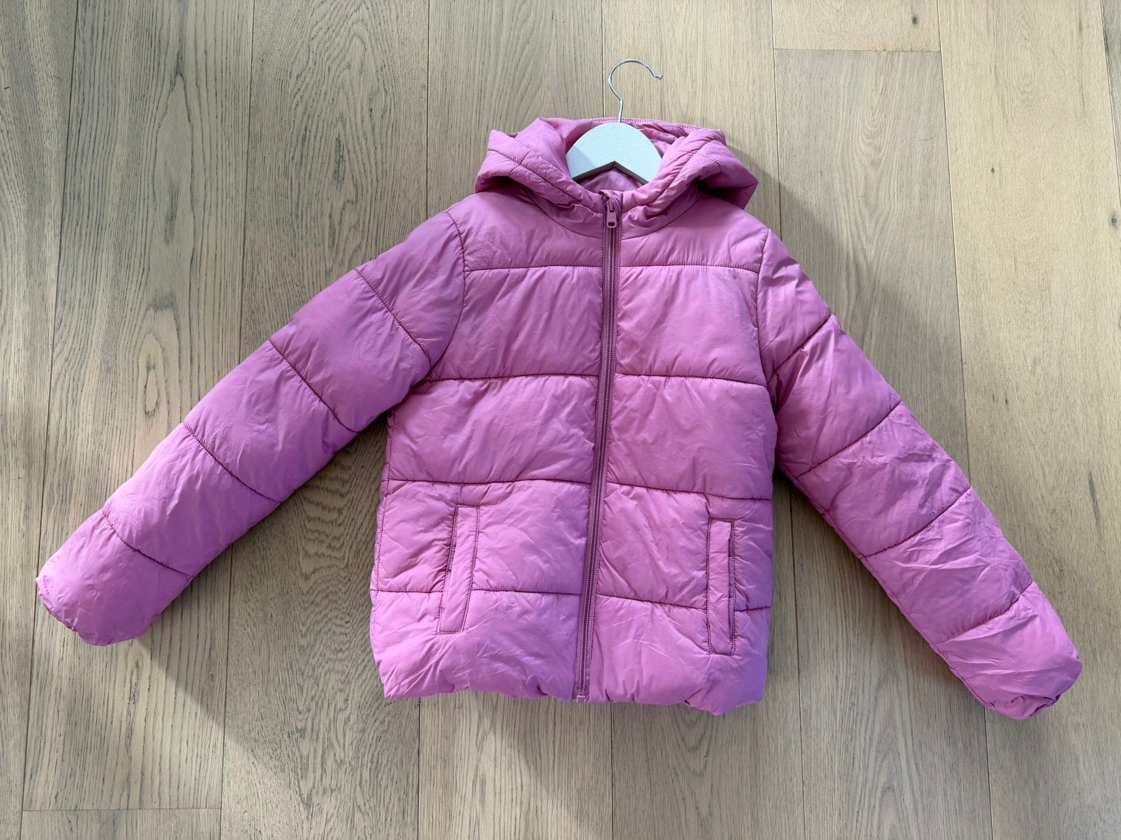 Roze winterjas maat 146, Kinderen en Baby's, Kinderkleding | Maat 146, Ophalen, Gebruikt