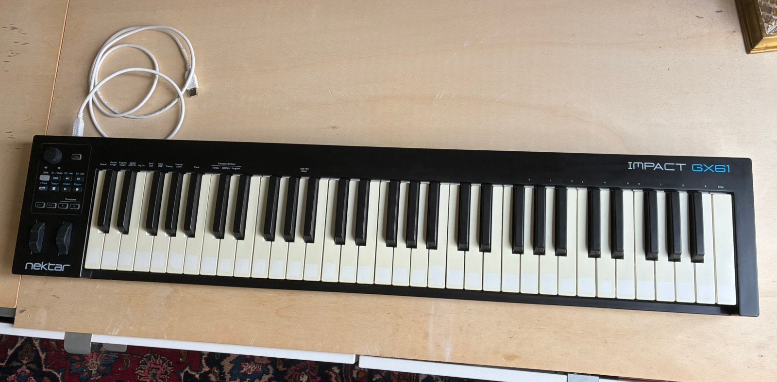 Clavier MIDI Nekar Impact GX61 (61 touches), Musique & Instruments, Enlèvement, Utilisé