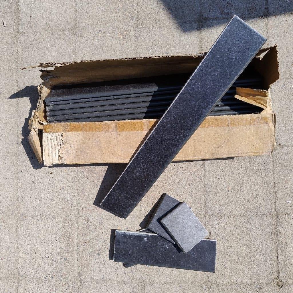 ENKELE - RESTJE - PLINTEN, Ophalen, Hardsteen, Nieuw, Minder dan 100 cm