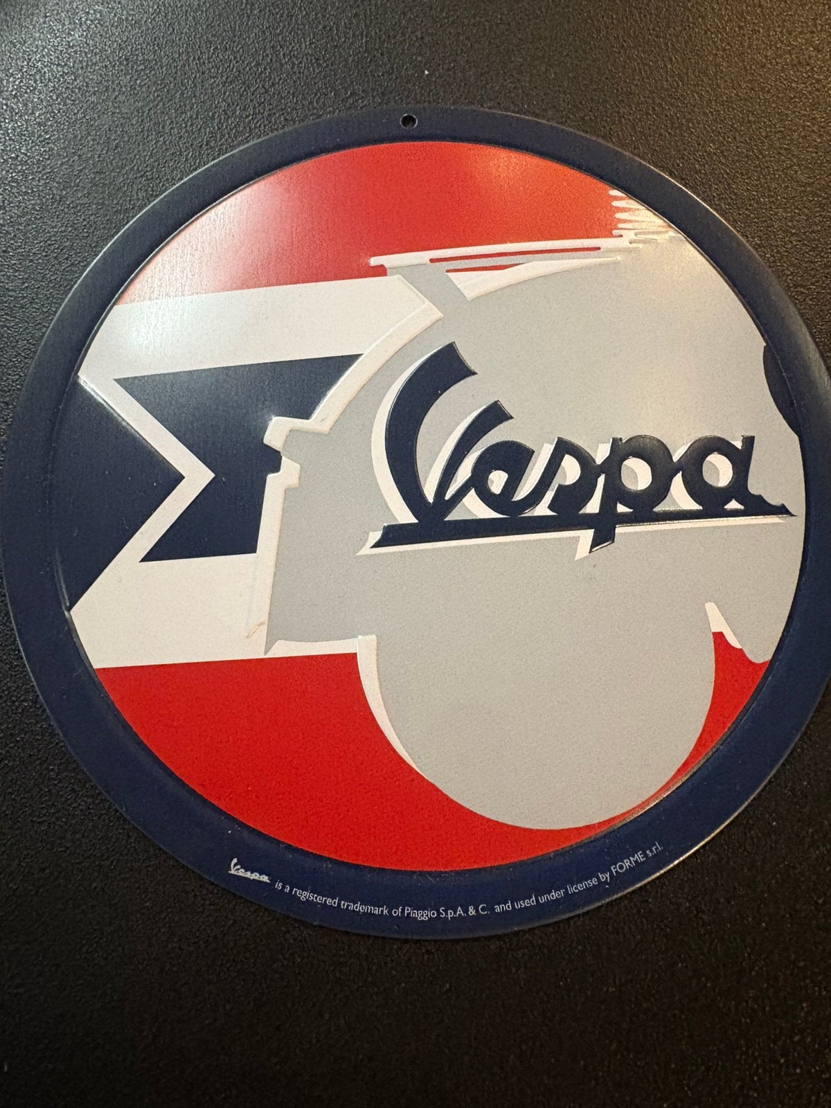 Vespa EMAILLE, Verzamelen, Ophalen, Zo goed als nieuw