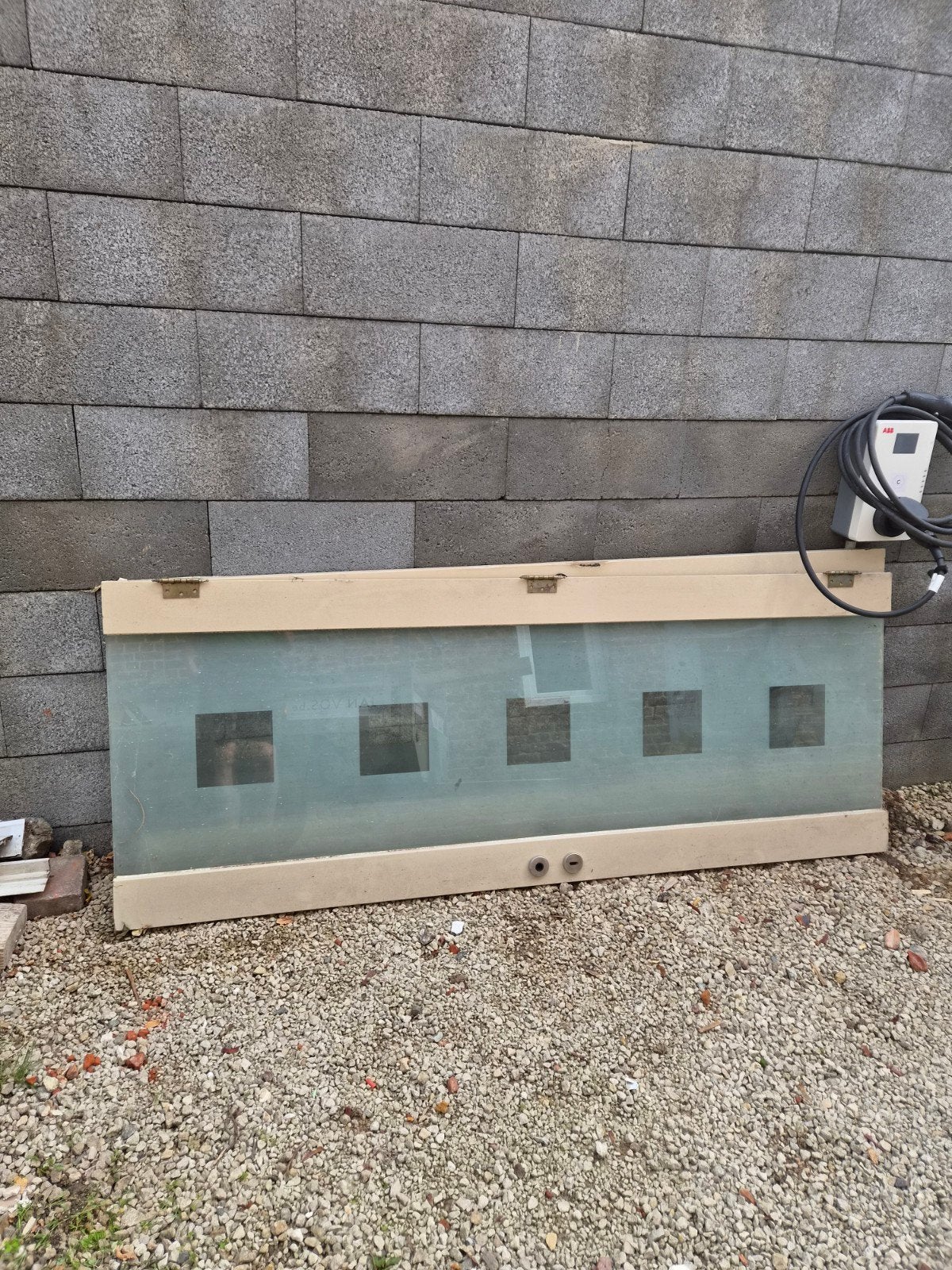 2 deuren met glas, Doe-het-zelf en Bouw, Ophalen, Glas