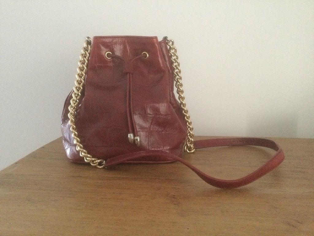 Rode handtas, Handtassen en Accessoires, Tassen | Damestassen, Ophalen of Verzenden, Handtas