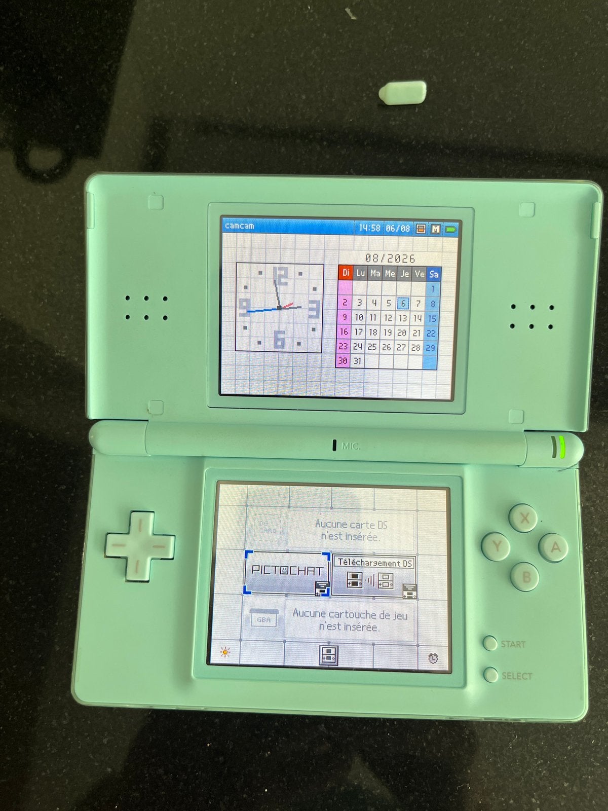 Nintendo DS Lite met 4 games en hoesje, Gebruikt, Blauw, DS Lite, Ophalen