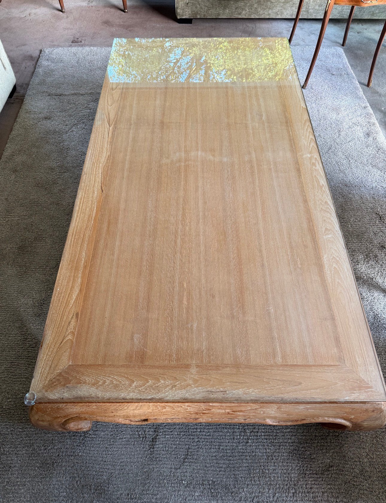 Table basse en teck, Enlèvement, Comme neuf, Rectangulaire, Teck