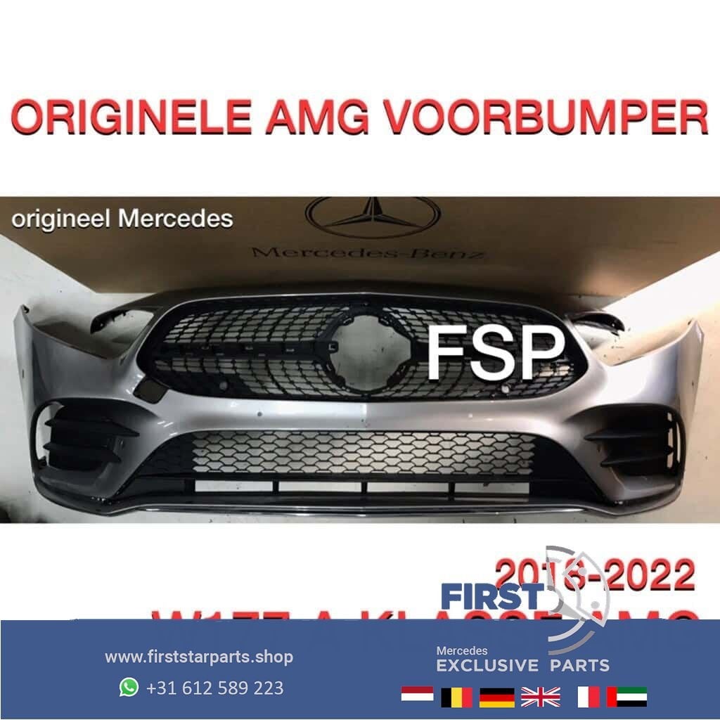 W177 A35 / AMG LINE VOORBUMPER ORIGINEEL Mercedes A Klasse 2, Gebruikt, -, Voor, Ophalen of Verzenden