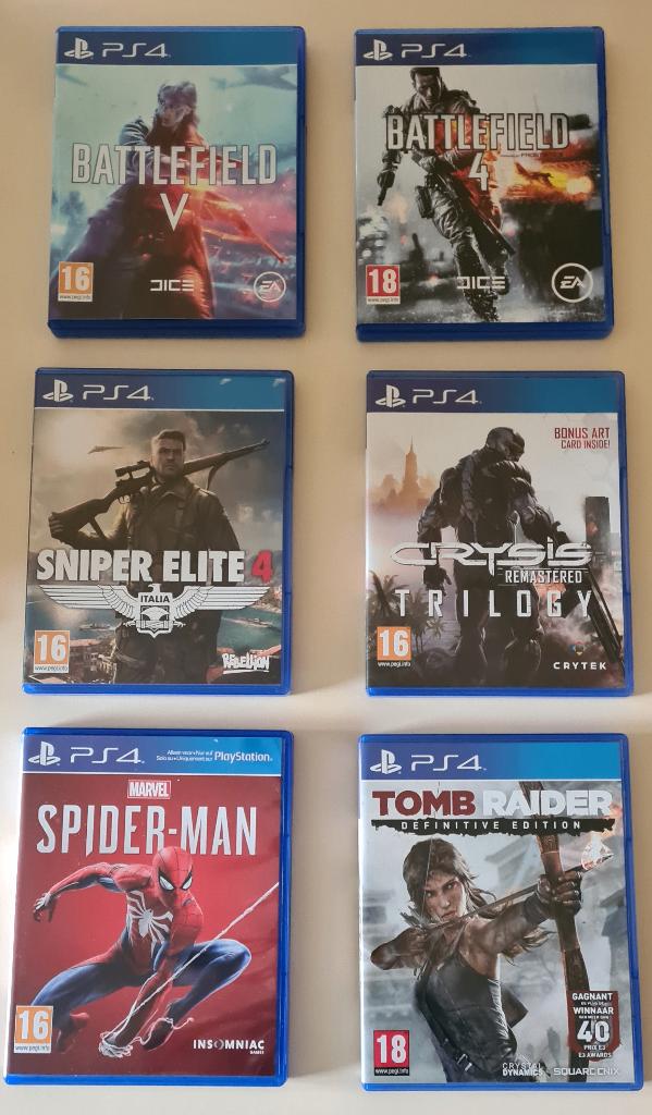 Meerdere Playstation 4 games te koop, Games en Spelcomputers, Ophalen of Verzenden, Zo goed als nieuw, Avontuur en Actie