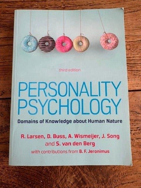 Personality psychology, Enlèvement ou Envoi, Comme neuf, Enseignement supérieur