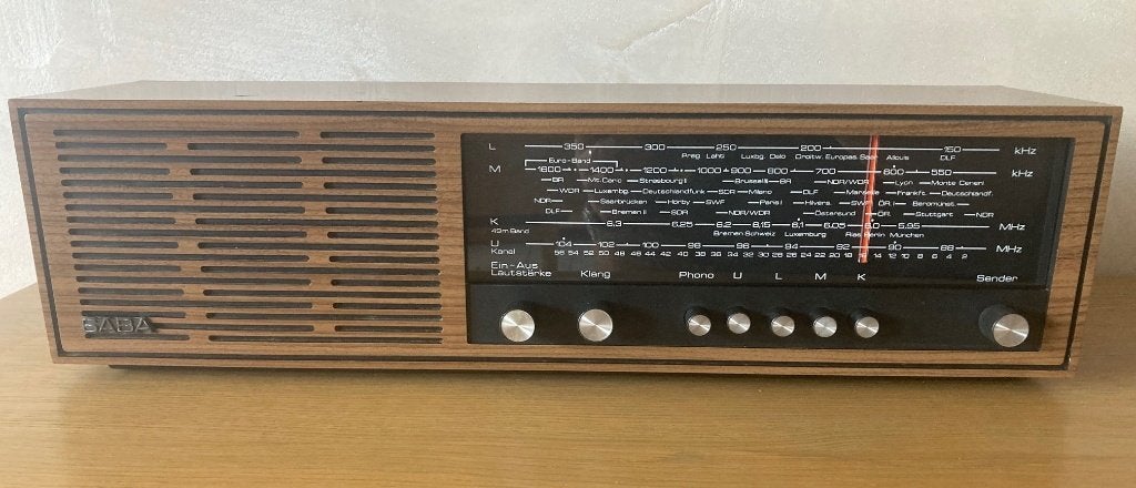 Saba Donau Model M - transistorradio volledig geserviced, Ophalen, Refurbished, Transistorradio