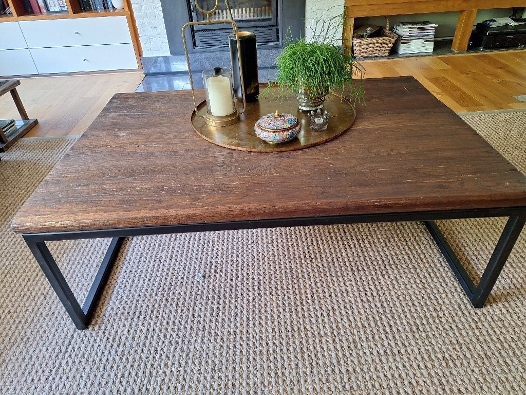salontafel, Huis en Inrichting, Tafels | Salontafels, Ophalen, 100 tot 150 cm, 50 tot 100 cm, Zo goed als nieuw