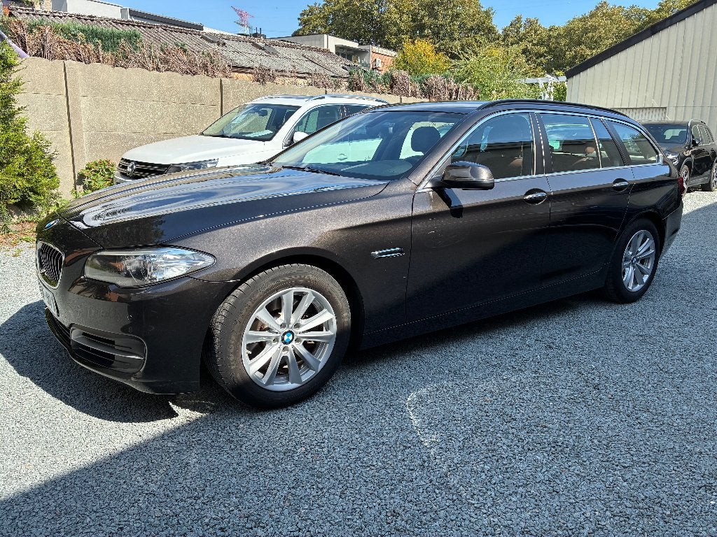 BMW 518 Touring 518 dA, Autos, Cuir, 118 g/km, Entreprise, Automatique