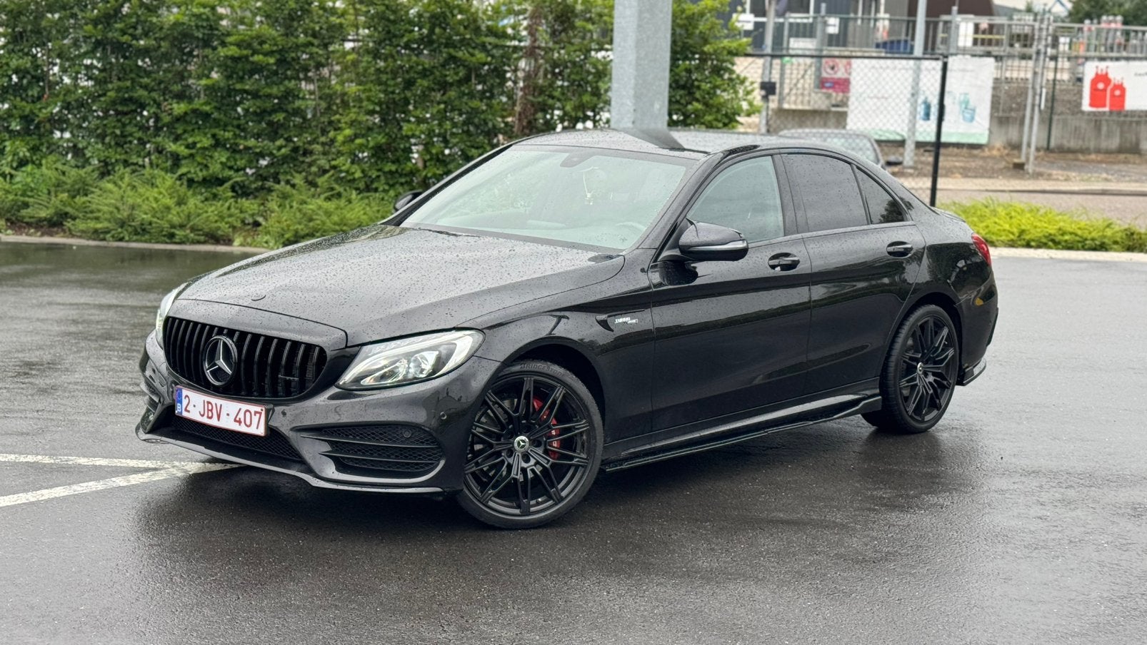Mercedes C Klasse C43 Look Full Amg Pack 2017 SoundSysteem, Autos, Cuir, Cruise Control, Achat, Euro 6