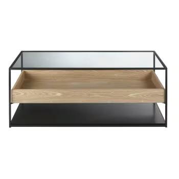 Table basse de style industriel, Huis en Inrichting, Tafels | Salontafels, Zo goed als nieuw, Minder dan 50 cm, 50 tot 100 cm