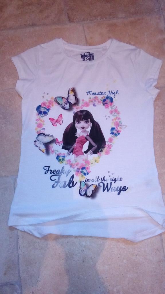 t-shirt meisjes, korte mouwen, maat 146-152, Ophalen of Verzenden, Gebruikt, Meisje, Shirt of Longsleeve