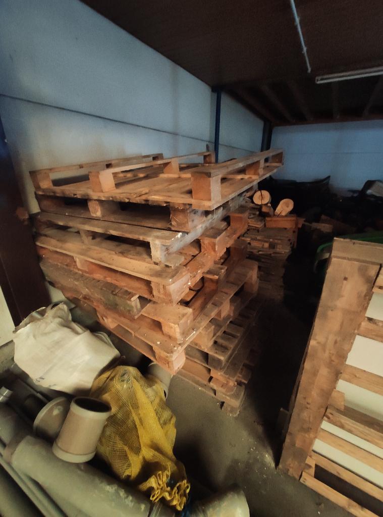 Houten paletten +/- 15 stuks gratis, Enlèvement, Utilisé, Palette