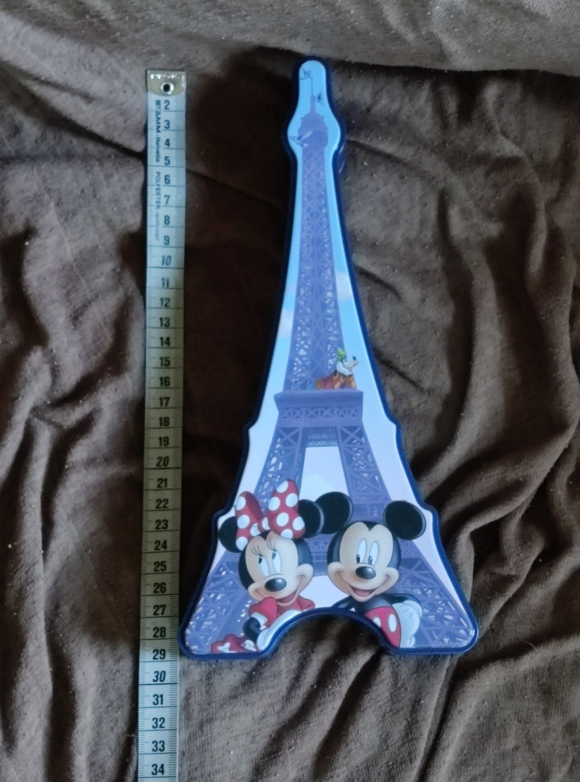 Metalen doos van Disney Mickey Minnie Mouse. Eiffeltoren van, Verzamelen, Ophalen of Verzenden