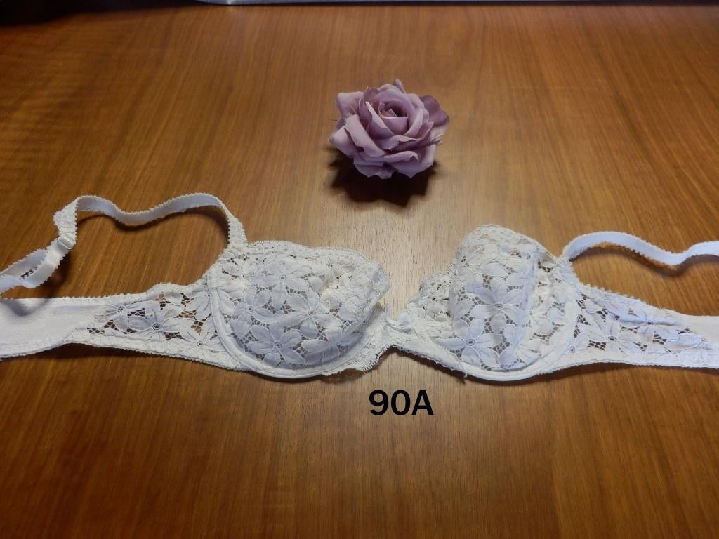 (113) - soutien gorge femme t.90a blanc cassé - cassi lou -, Cassi lou, Enlèvement ou Envoi, Blanc, Soutien-gorge