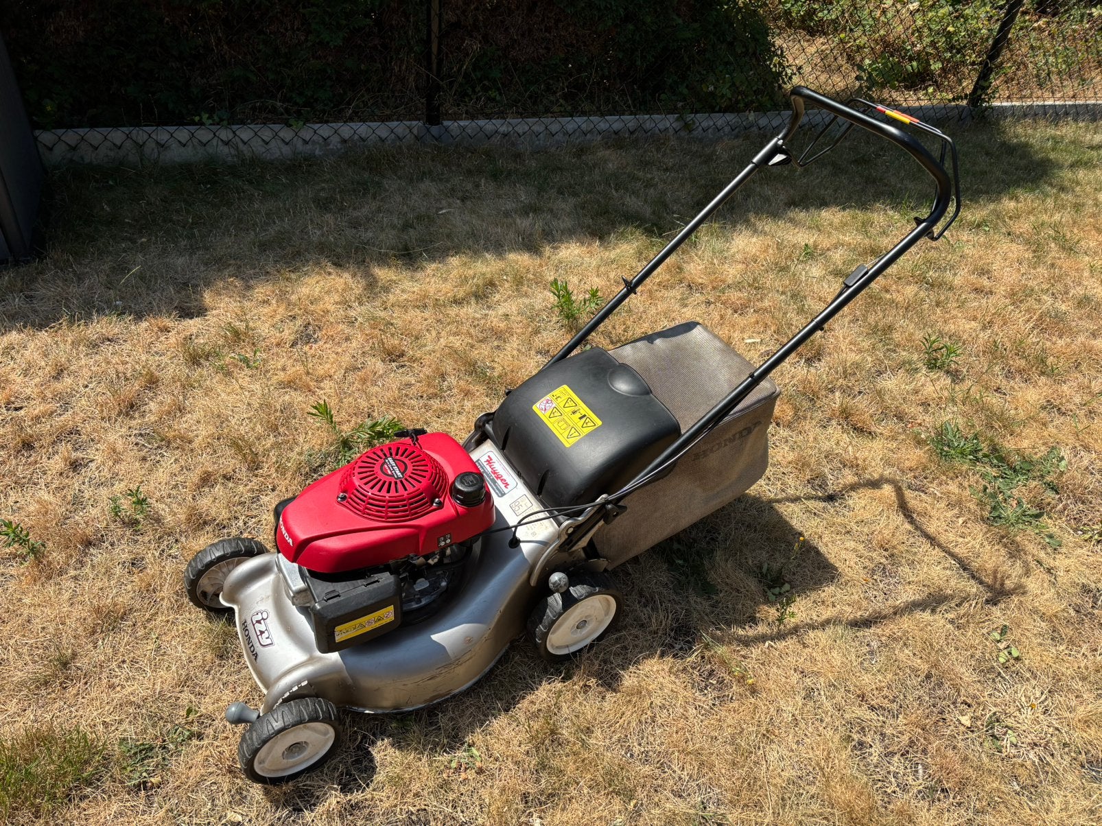 Honda Izy HRG 466 Grasmaaier te koop, Tuin en Terras, Grasmaaiers, Gebruikt, Benzine-grasmaaier, 40 t/m 49 cm, Cirkelmaaier, Ophalen