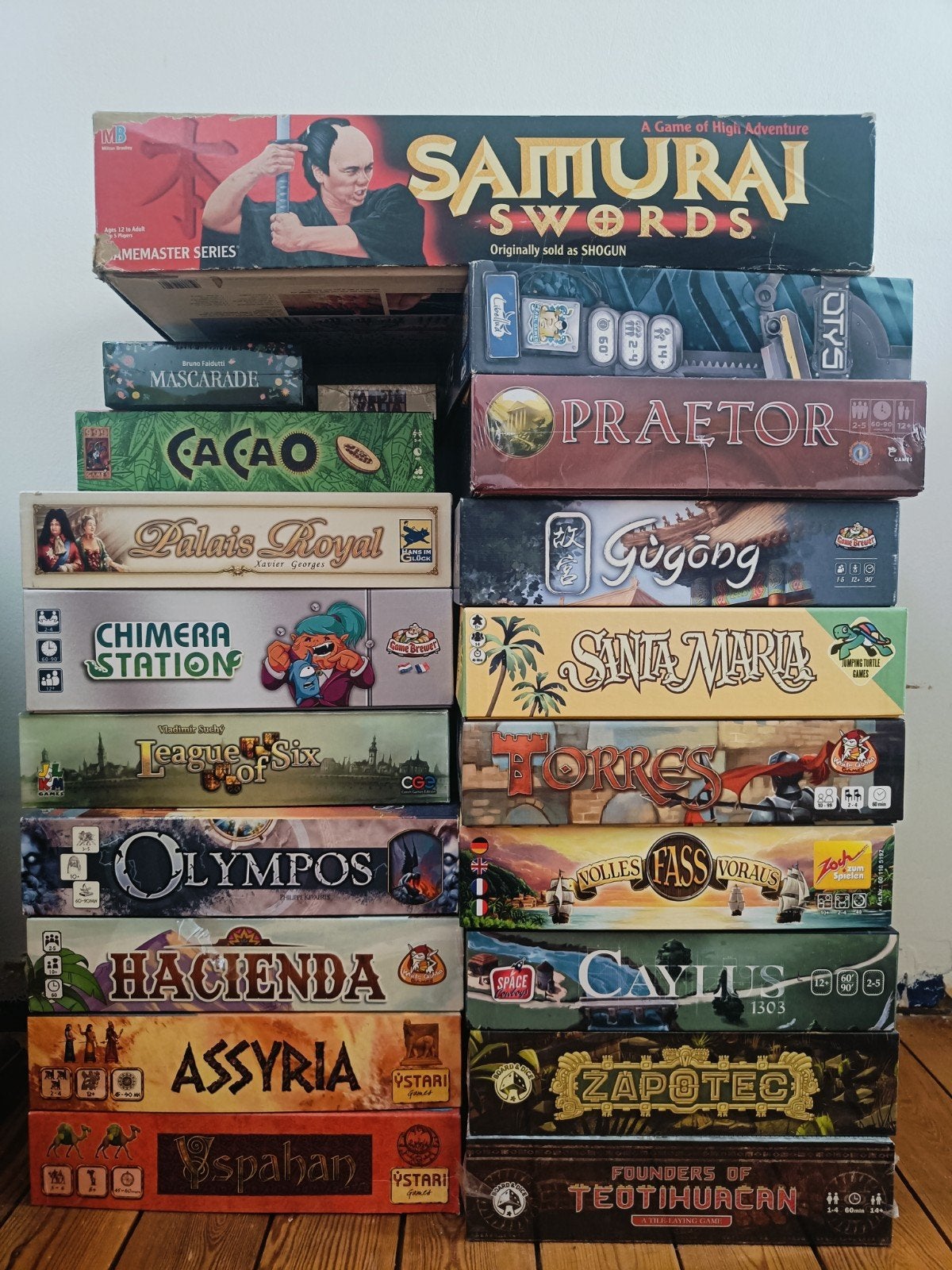 Assortiment bordspellen, Enlèvement