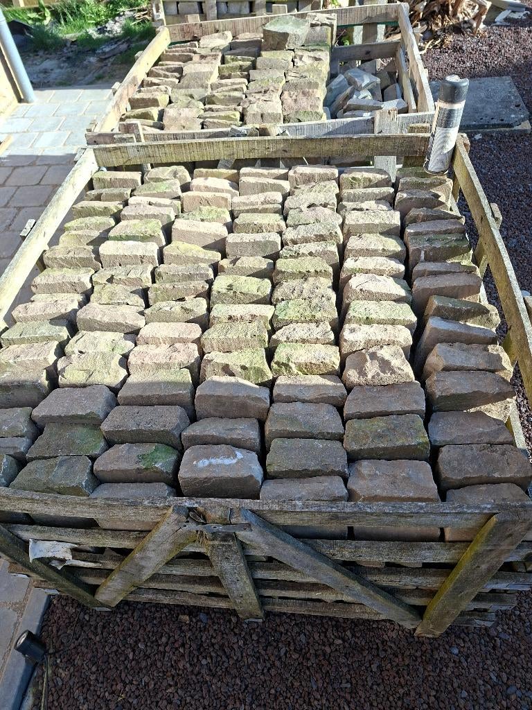 Pavés kandla, Jardin & Terrasse, Enlèvement, Utilisé, Pierre naturelle, 10 m²² ou plus
