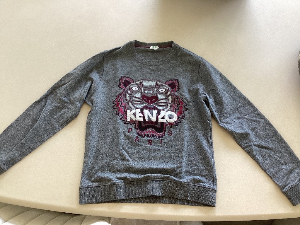 Pull Kenzo maat M, Kleding | Heren, Truien en Vesten, Grijs, Gedragen, Kenzo, Verzenden
