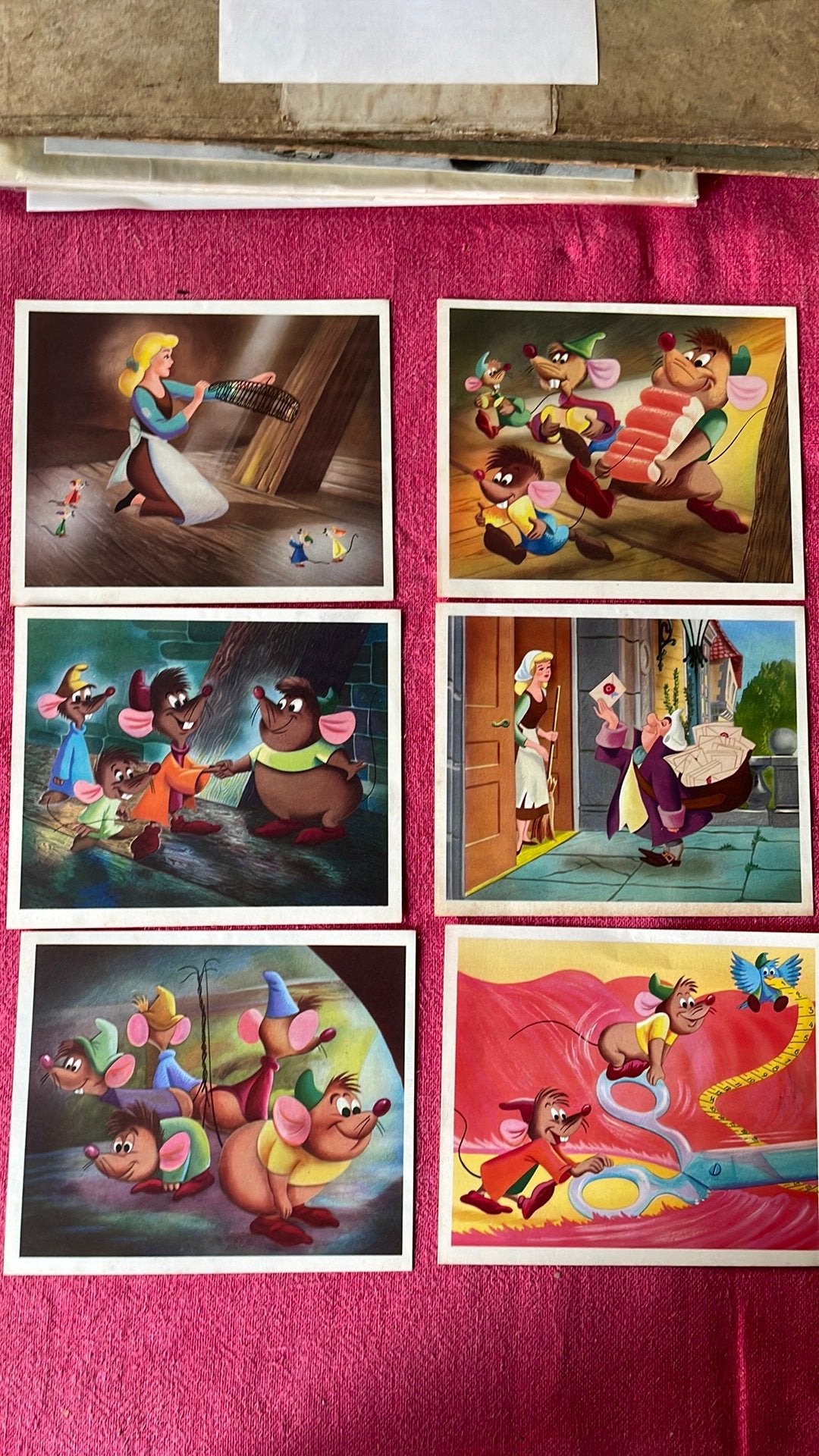 "Complete vintage Disney Palmolive sprookjesset Assepoester, Enlèvement, Comme neuf