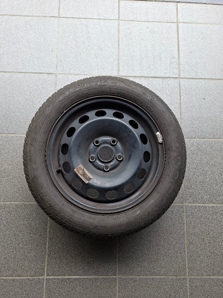 Jante en tole, 16 pouces, Véhicule de tourisme, Pneus été, 205 mm