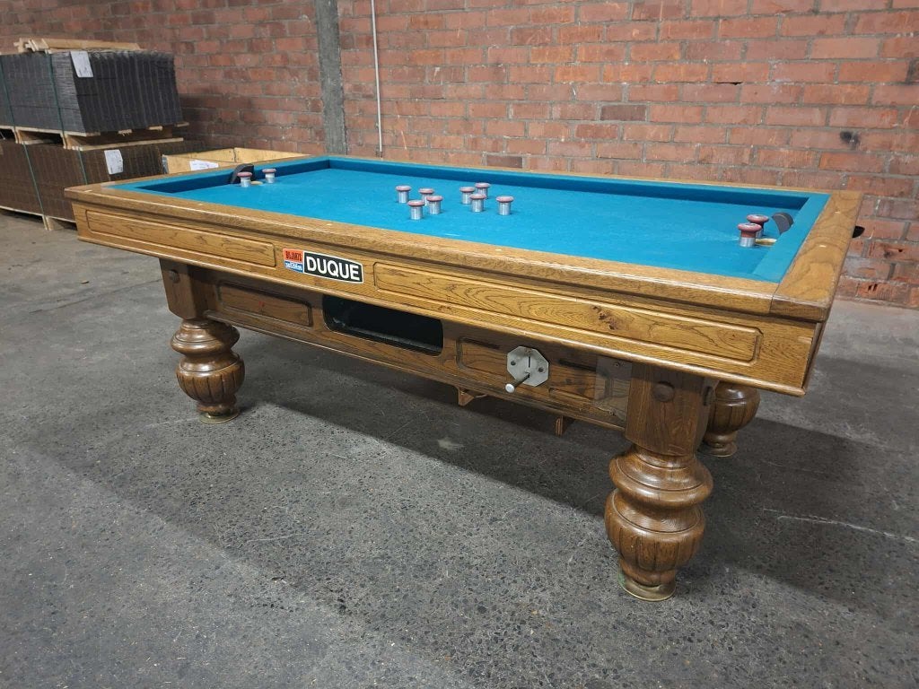 Biljarts en voetbaltafels., Sports & Fitness, Billards & Billards américains, Enlèvement, Comme neuf, Table de billard
