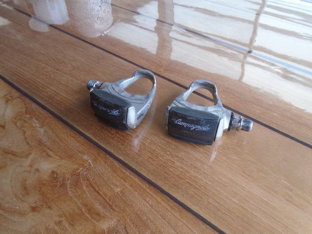 Campagnolo klikpedalen, 25€, Fietsen en Brommers, Crankstel of Pedalen, Gebruikt, Campagnolo, Ophalen of Verzenden