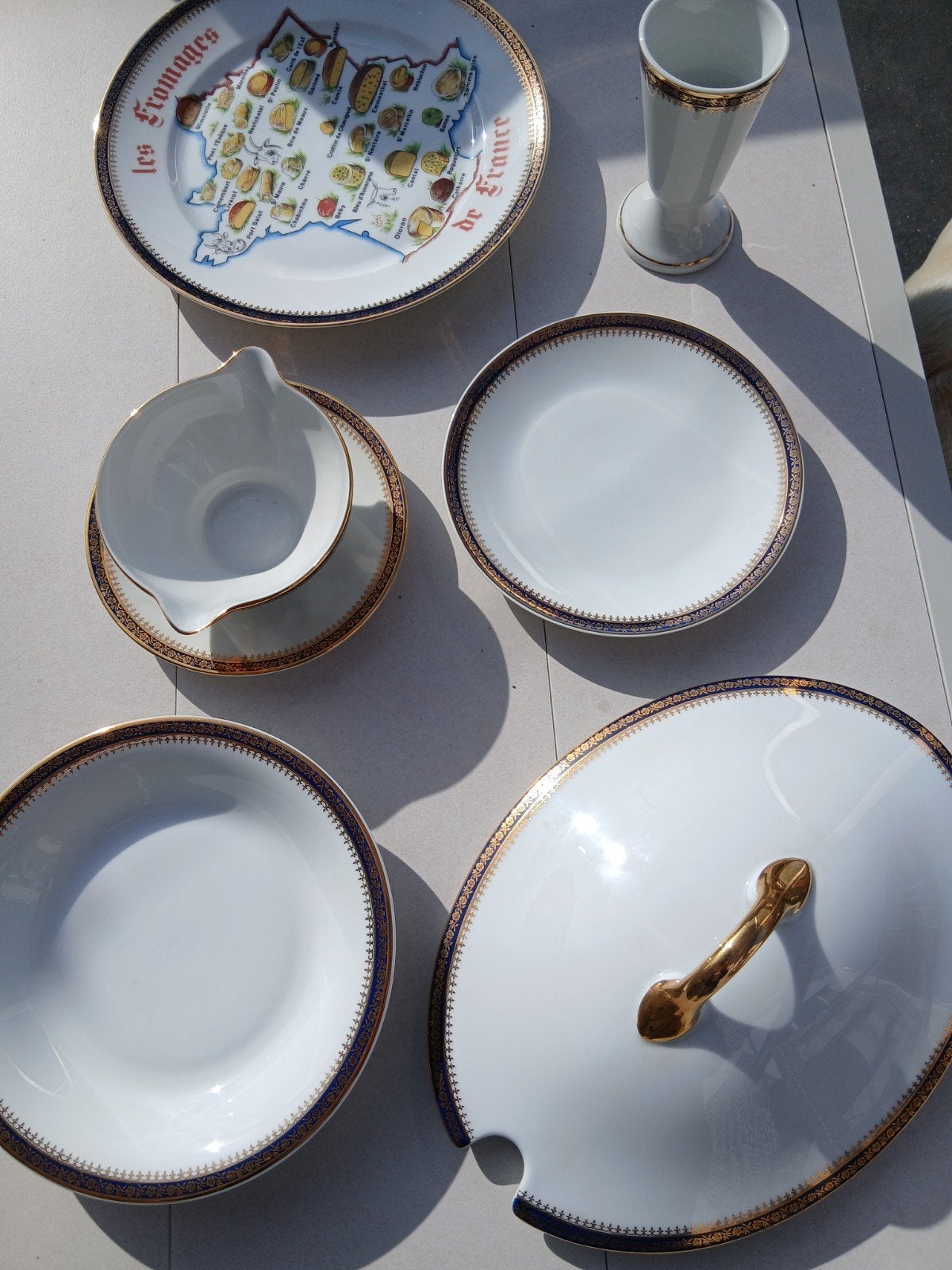 Servies LIMOGES, Ophalen