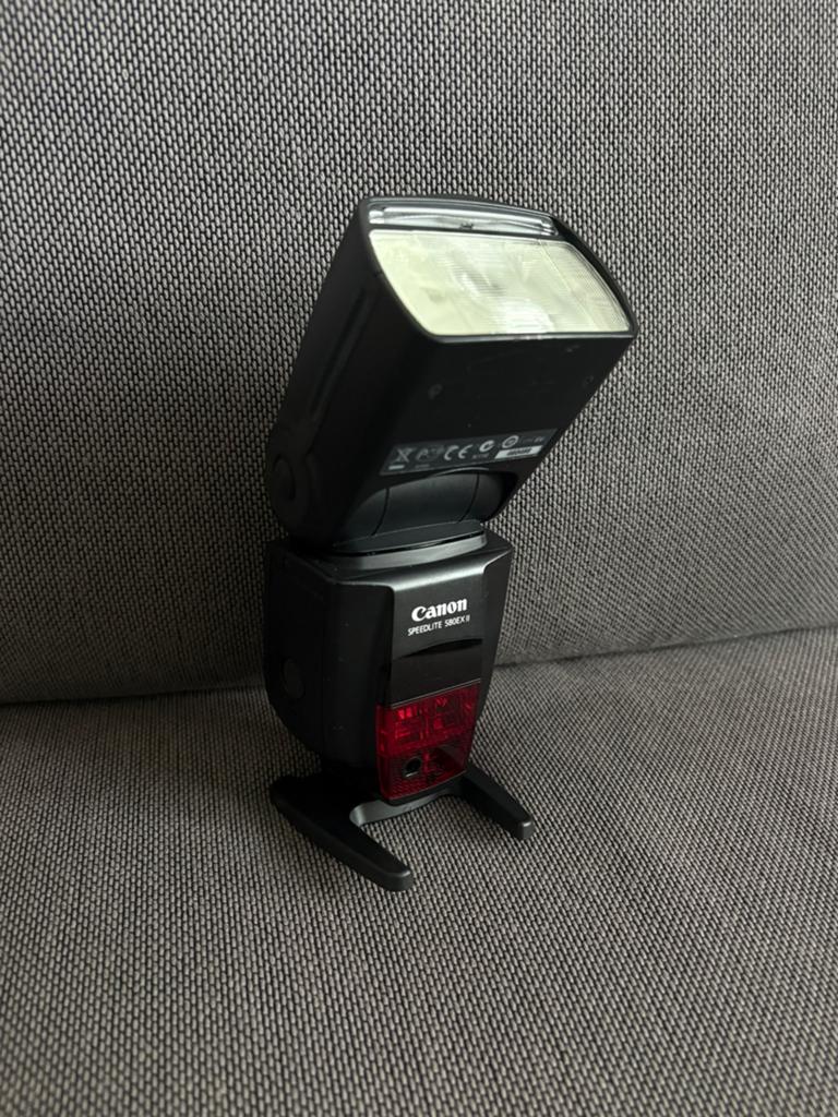 Canon Speedlite 580EX II, Audio, Tv en Foto, Foto | Flitsers, Ophalen, Zo goed als nieuw, Canon